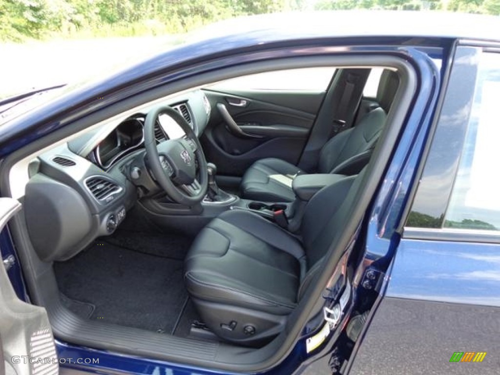 Black Interior 2015 Dodge Dart Limited Photo #111213998