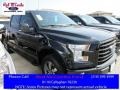 2016 Shadow Black Ford F150 XLT SuperCrew 4x4  photo #1