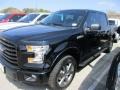 2016 Shadow Black Ford F150 XLT SuperCrew 4x4  photo #2