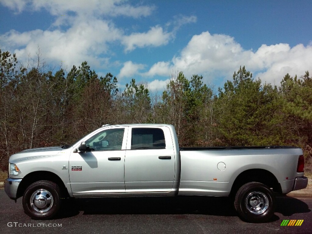 2012 Ram 3500 HD ST Crew Cab 4x4 Dually - Bright Silver Metallic / Dark Slate/Medium Graystone photo #1