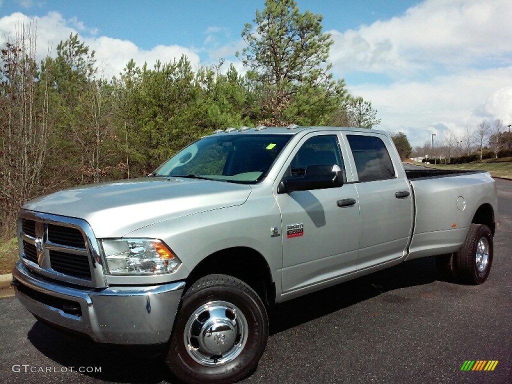 2012 Ram 3500 HD ST Crew Cab 4x4 Dually - Bright Silver Metallic / Dark Slate/Medium Graystone photo #2