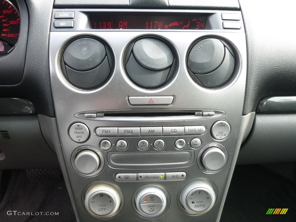 2004 MAZDA6 s Sport Wagon - Glacier Silver Metallic / Gray photo #18