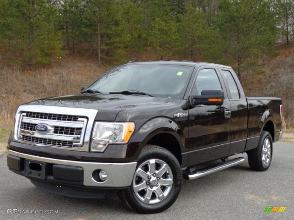 Tuxedo Black Metallic 2013 Ford F150 XLT SuperCab Exterior Photo #111216323