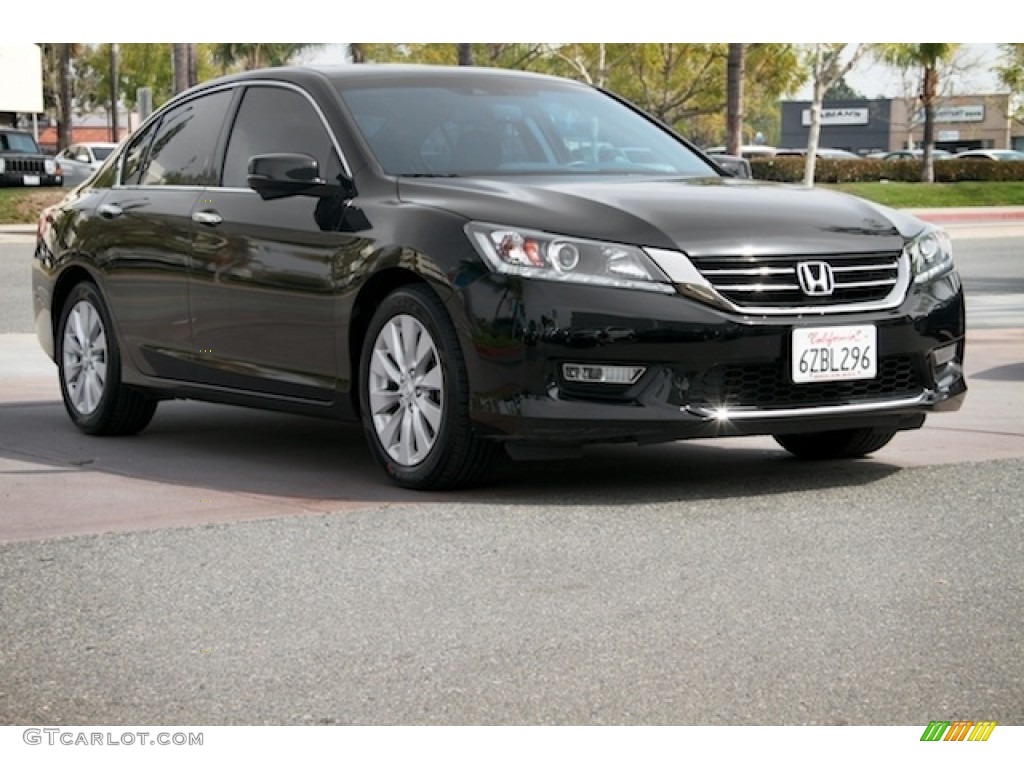 2013 Crystal Black Pearl Honda Accord EXL V6 Sedan 111213575 Photo 34 Car