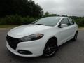 2015 Bright White Dodge Dart SE  photo #2