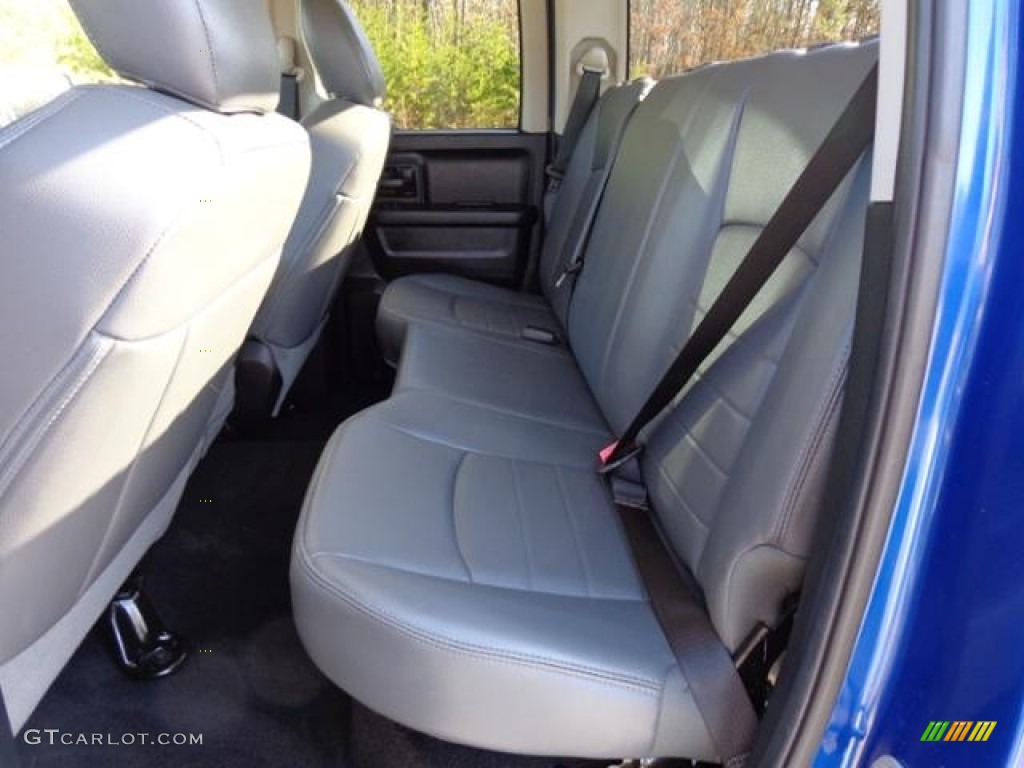 2014 1500 Express Quad Cab - Blue Streak Pearl Coat / Black/Diesel Gray photo #17
