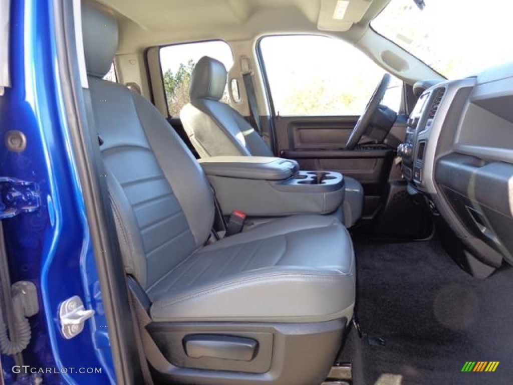 2014 1500 Express Quad Cab - Blue Streak Pearl Coat / Black/Diesel Gray photo #22