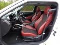 Black/Red 2012 Hyundai Veloster Standard Veloster Model Interior Color