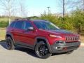 2016 Deep Cherry Red Crystal Pearl Jeep Cherokee Trailhawk 4x4  photo #4