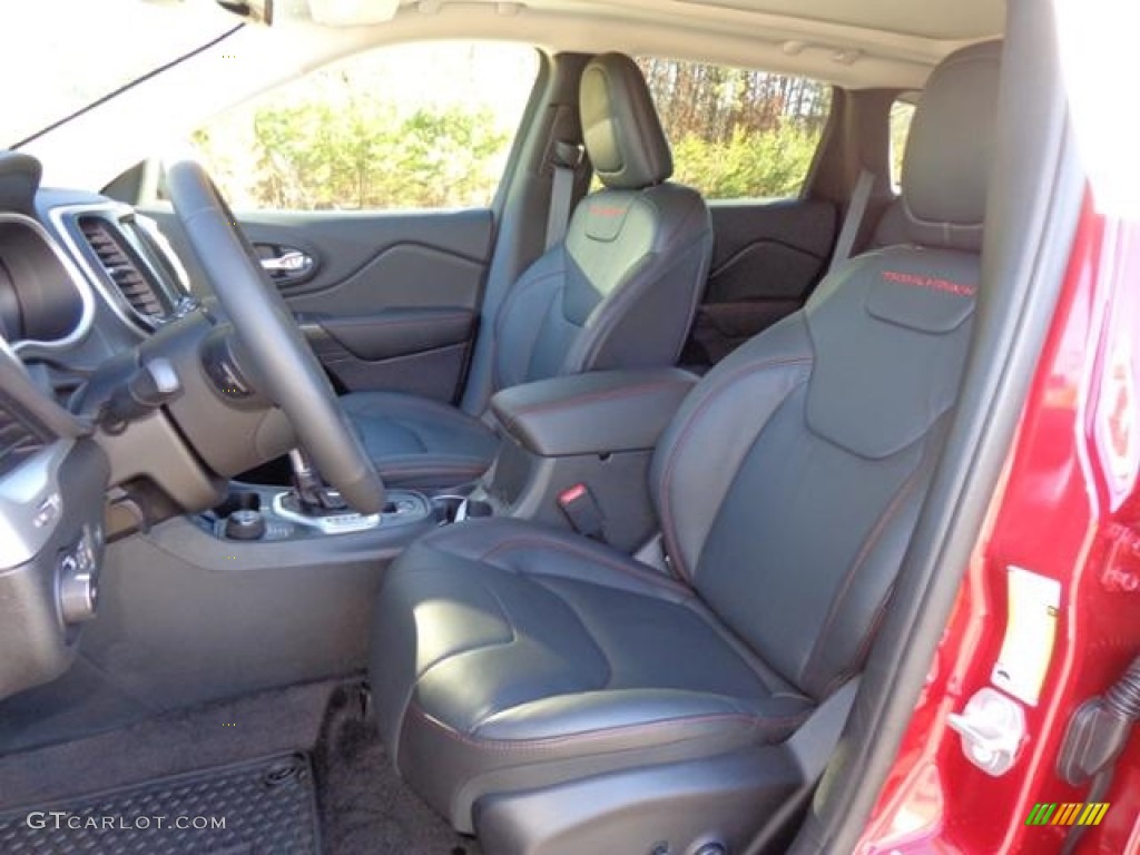 2016 Cherokee Trailhawk 4x4 - Deep Cherry Red Crystal Pearl / Black photo #9