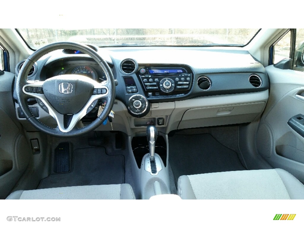 2013 Insight EX Hybrid - Mediterranean Blue Metallic / Gray photo #14