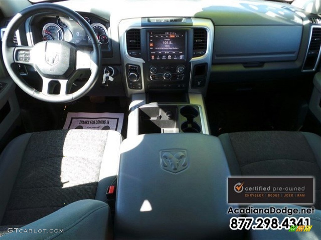 2014 1500 SLT Crew Cab 4x4 - Deep Cherry Red Crystal Pearl / Black/Diesel Gray photo #22