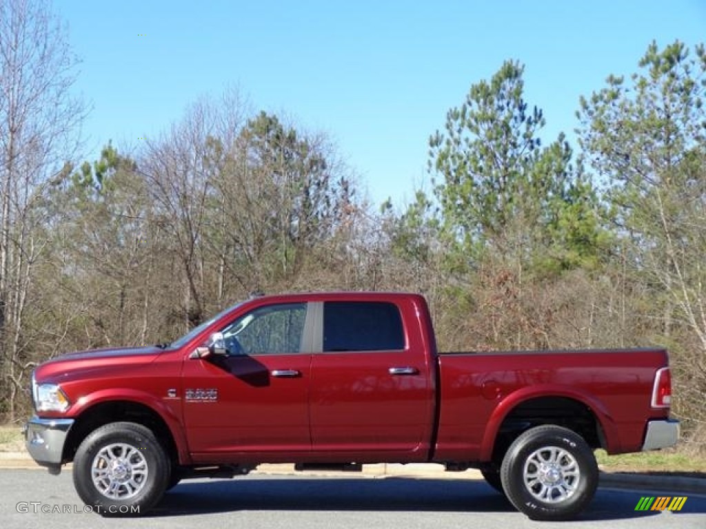Delmonico Red Pearl 2016 Ram 2500 Laramie Crew Cab 4x4 Exterior Photo #111224963