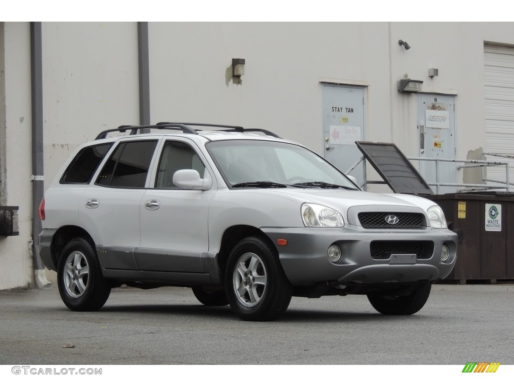 Nordic White 2001 Hyundai Santa Fe GLS V6 Exterior Photo #111224993