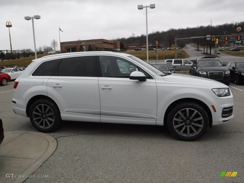 Glacier White Metallic 2017 Audi Q7 3.0T quattro Premium Plus Exterior Photo #111227378