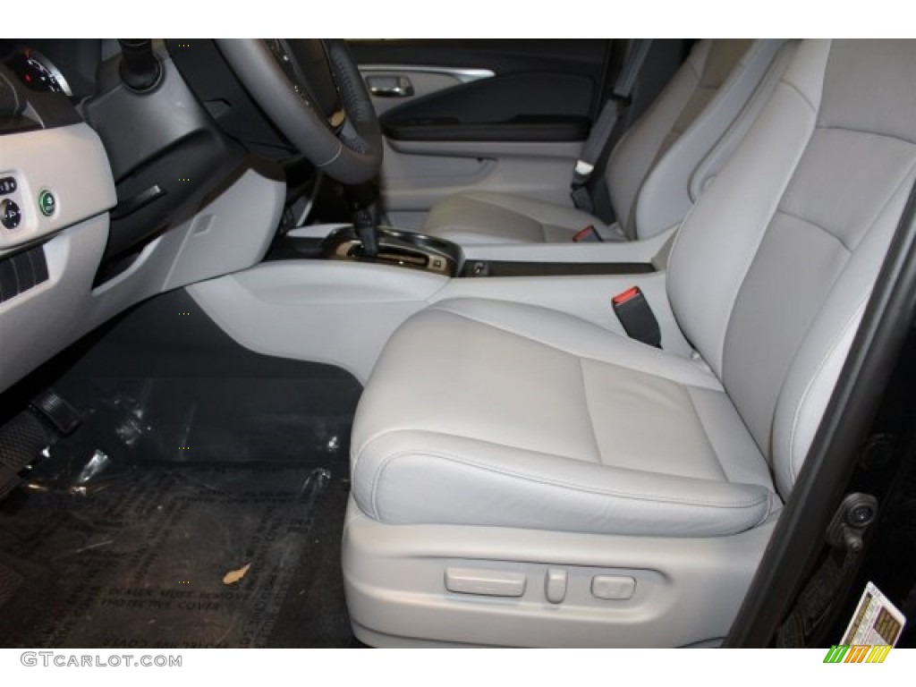 2016 Pilot EX-L AWD - Crystal Black Pearl / Gray photo #8