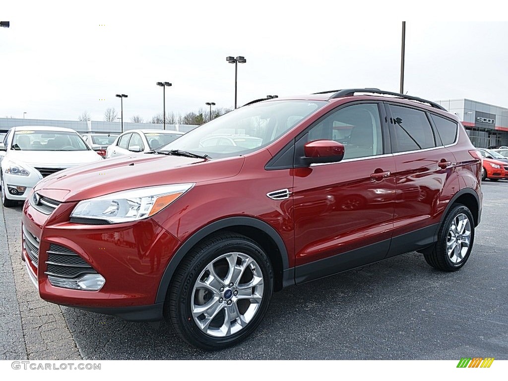 2013 Escape SE 1.6L EcoBoost - Ruby Red Metallic / Medium Light Stone photo #7