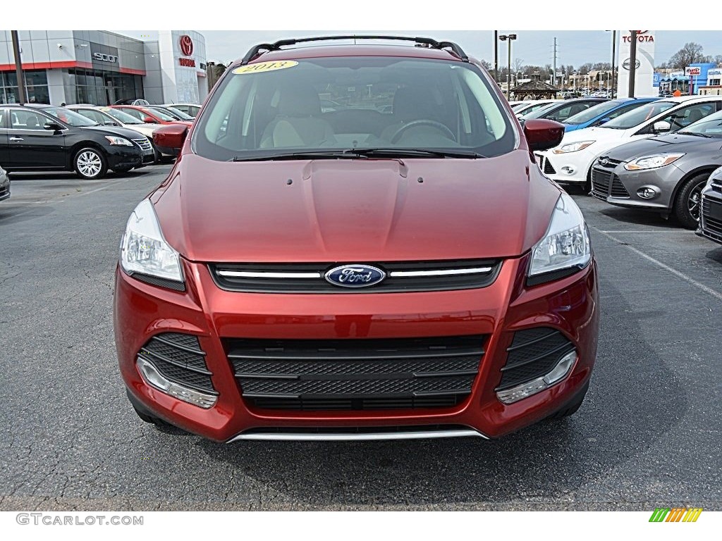 2013 Escape SE 1.6L EcoBoost - Ruby Red Metallic / Medium Light Stone photo #28