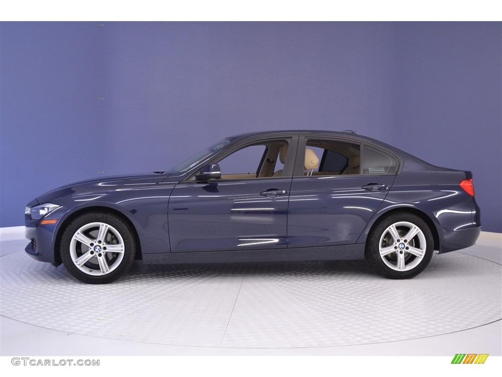 2013 3 Series 328i Sedan - Imperial Blue Metallic / Venetian Beige photo #7