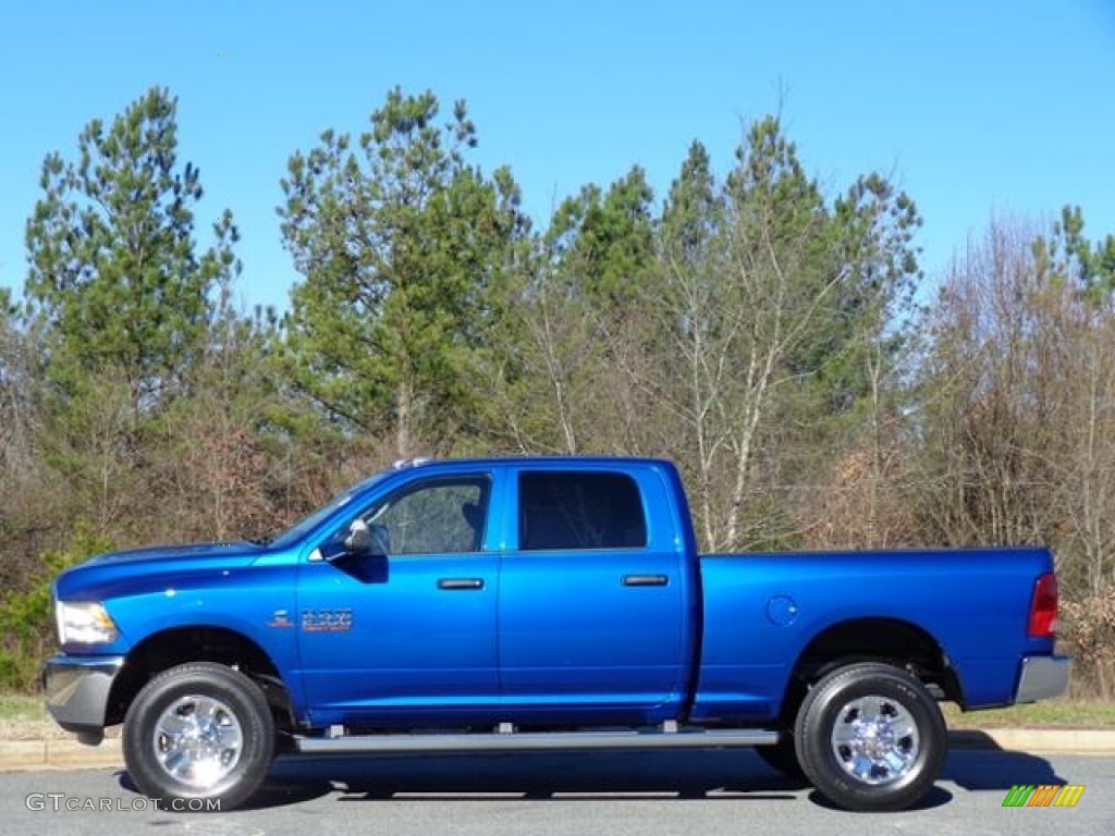 2016 2500 Tradesman Crew Cab 4x4 - Blue Streak Pearl / Black/Diesel Gray photo #1
