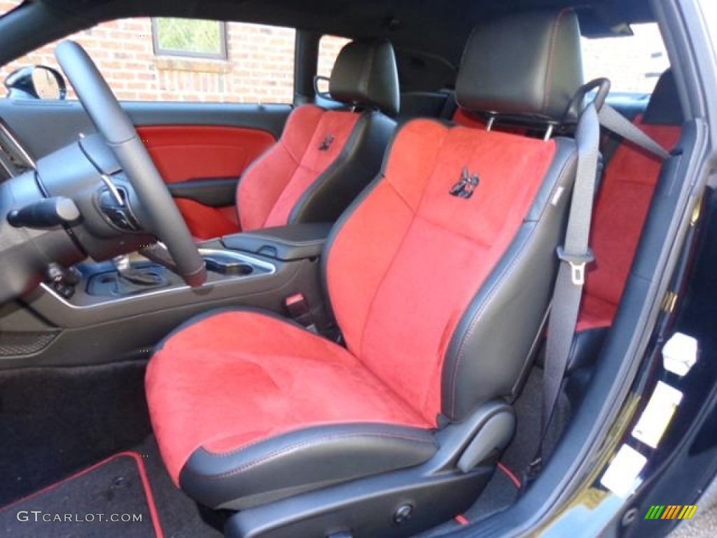 Black Ruby Red Interior 2016 Dodge Challenger R T Plus Scat