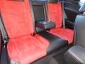 2016 Dodge Challenger Black/Ruby Red Interior Rear Seat Photo
