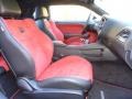 2016 Dodge Challenger Black/Ruby Red Interior Front Seat Photo