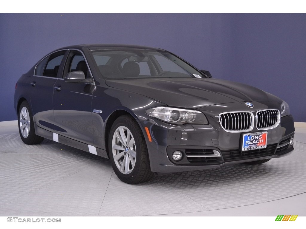 2016 5 Series 528i Sedan - Dark Graphite Metallic / Black photo #1