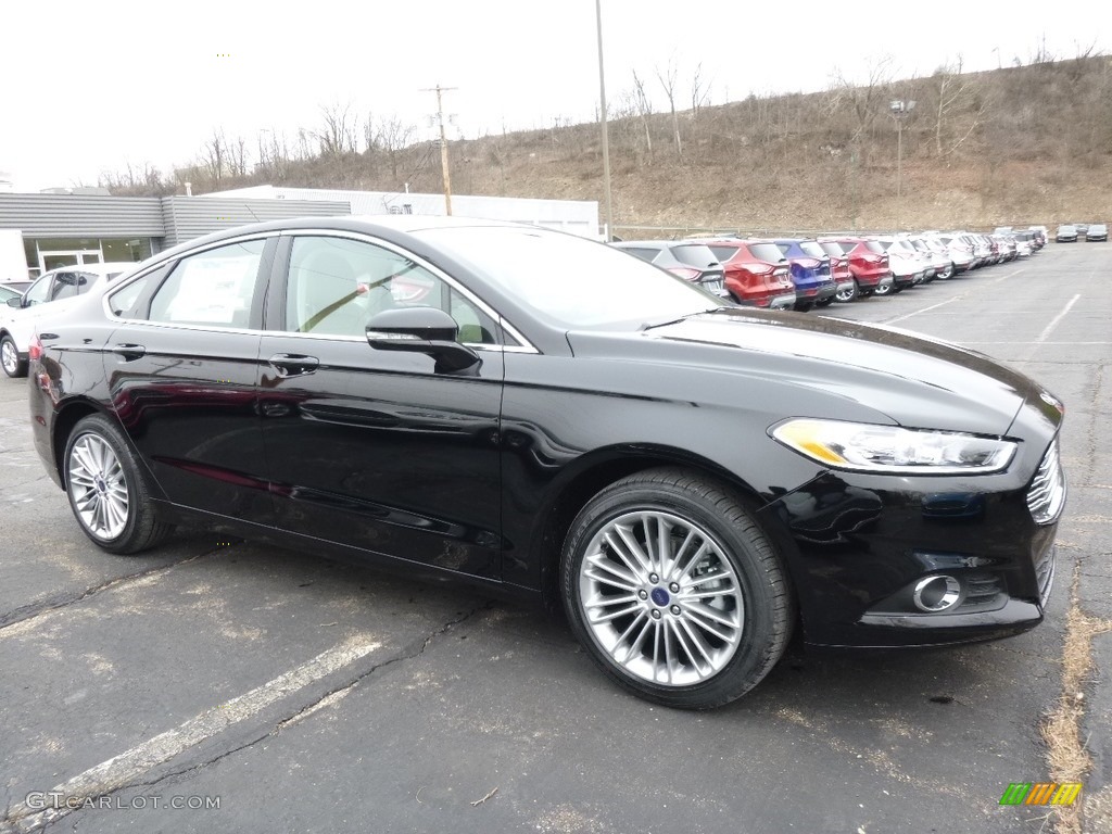 Shadow Black 2016 Ford Fusion SE AWD Exterior Photo #111235374
