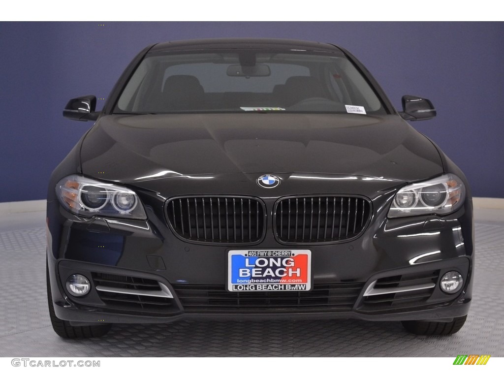 2016 5 Series 528i Sedan - Jet Black / Black photo #2