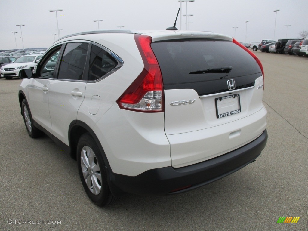 2014 CR-V EX-L AWD - White Diamond Pearl / Beige photo #17