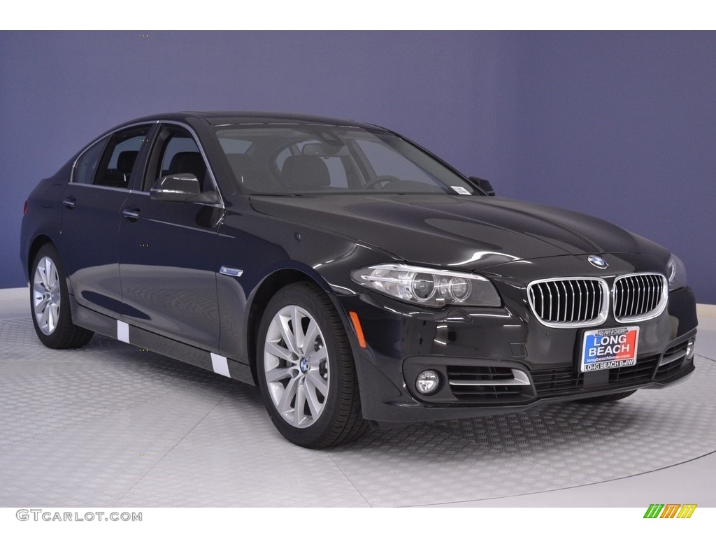 2016 5 Series 535i Sedan - Jet Black / Black photo #1