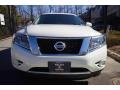 2014 Moonlight White Nissan Pathfinder S AWD  photo #2