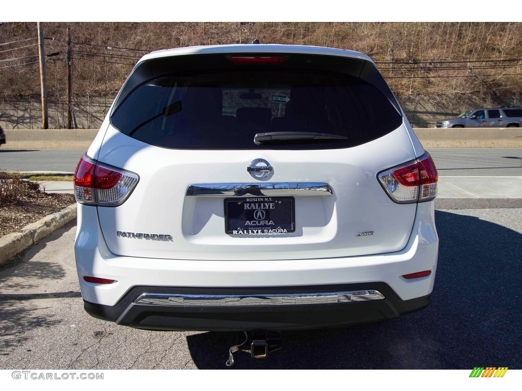 2014 Pathfinder S AWD - Moonlight White / Charcoal photo #5