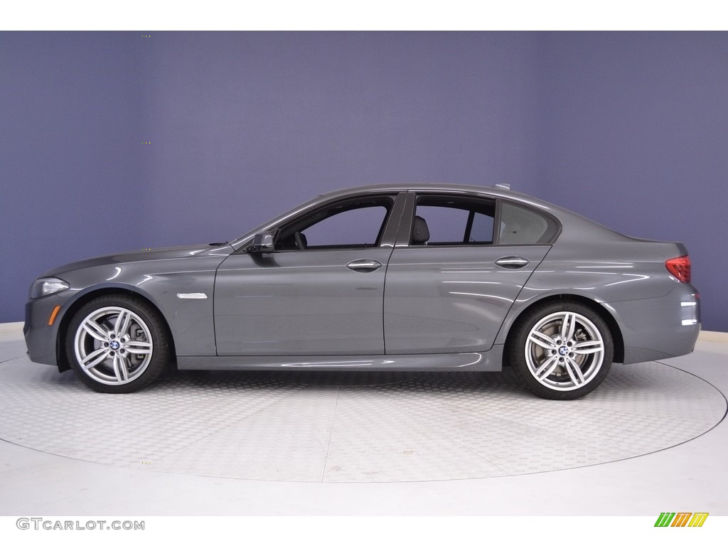 2016 5 Series 535i Sedan - Mineral Grey Metallic / Black photo #3