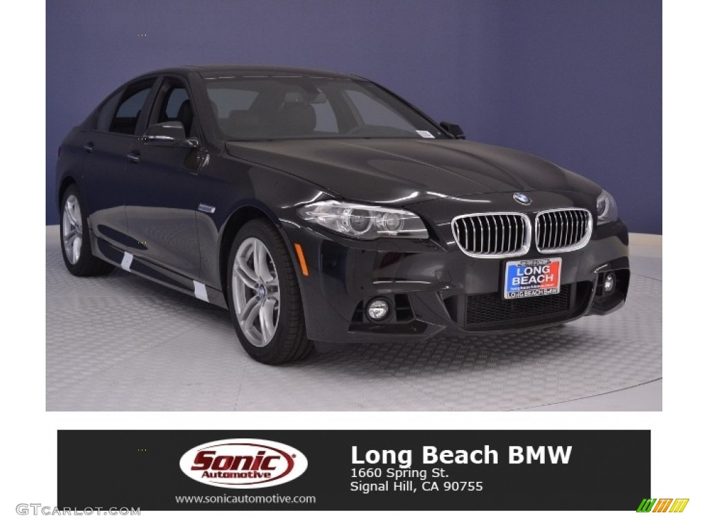 2016 5 Series 528i Sedan - Jet Black / Black photo #1