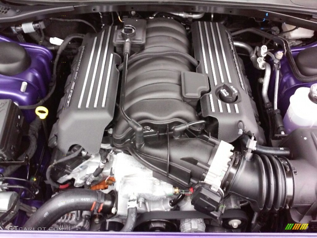 2016 Dodge Challenger R/T Scat Pack 6.4 Liter SRT HEMI OHV 16-Valve VVT V8 Engine Photo #111240026