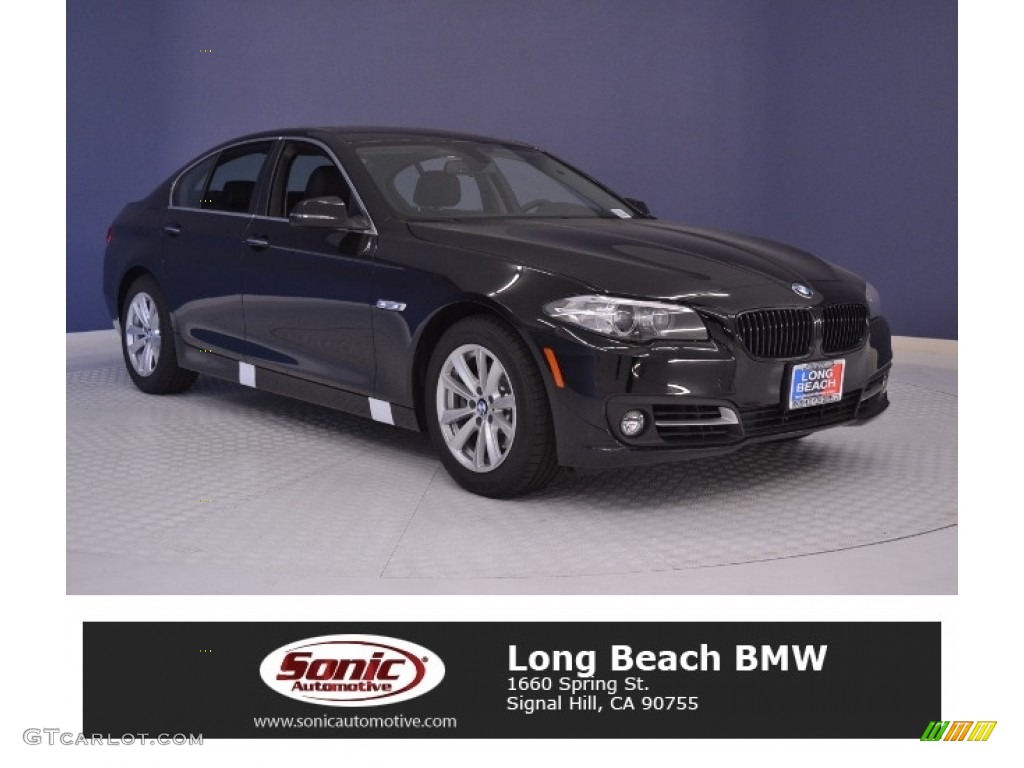 2016 5 Series 528i Sedan - Jet Black / Black photo #1