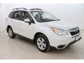 2015 Satin White Pearl Subaru Forester 2.5i Premium  photo #1