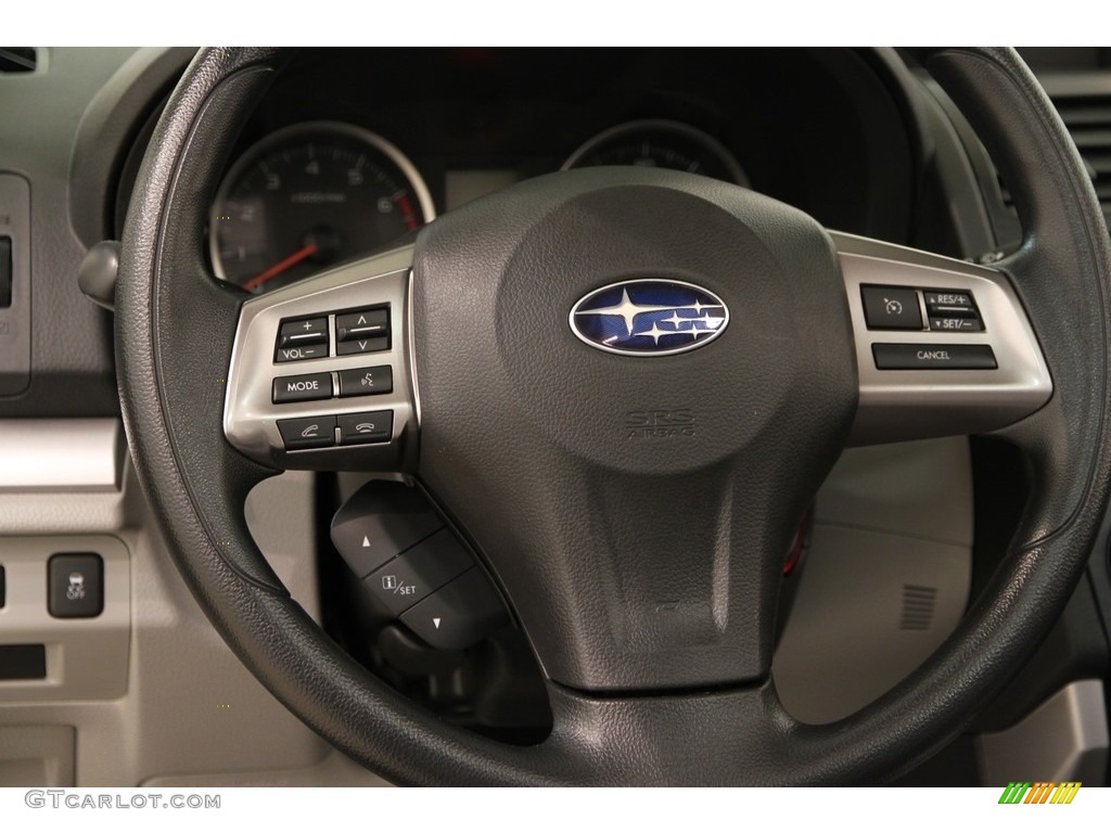 2015 Forester 2.5i Premium - Satin White Pearl / Gray photo #6