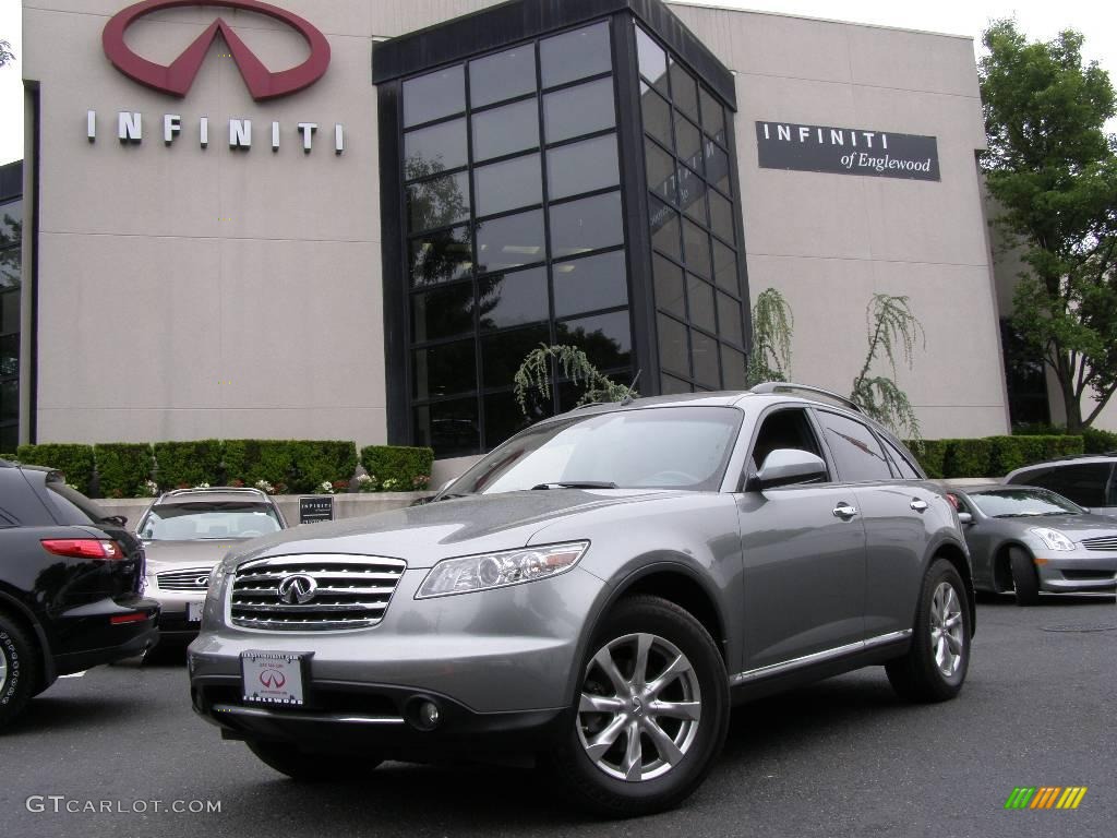 2007 FX 35 AWD - Diamond Graphite Metallic / Brick/Black photo #1