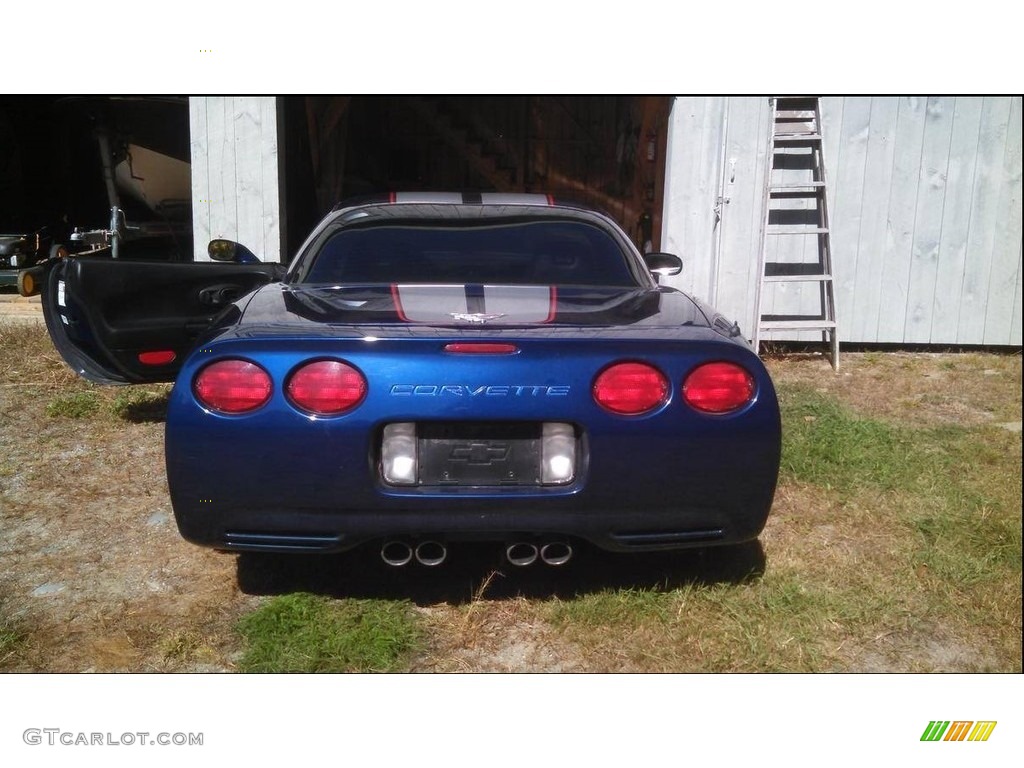 2004 Corvette Z06 - LeMans Blue Metallic / Black photo #4