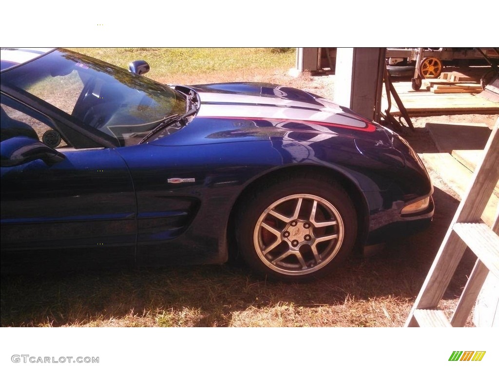 2004 Corvette Z06 - LeMans Blue Metallic / Black photo #8