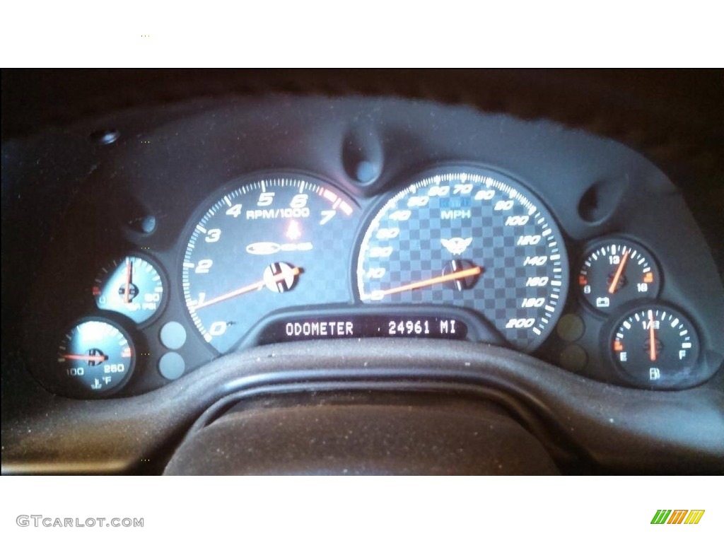 2004 Corvette Z06 - LeMans Blue Metallic / Black photo #14