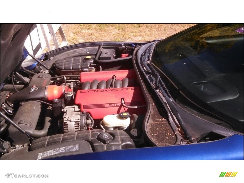 2004 Corvette Z06 - LeMans Blue Metallic / Black photo #17