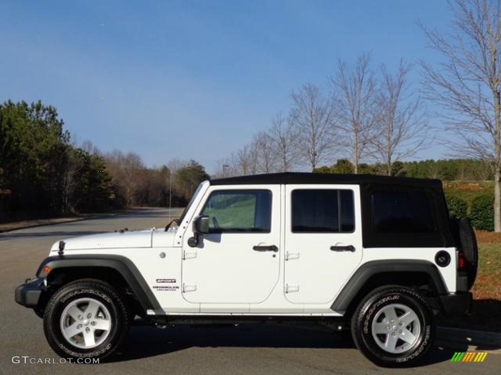 Bright White Jeep Wrangler Unlimited