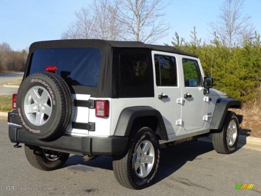 2016 Wrangler Unlimited Sport 4x4 - Bright White / Black photo #7