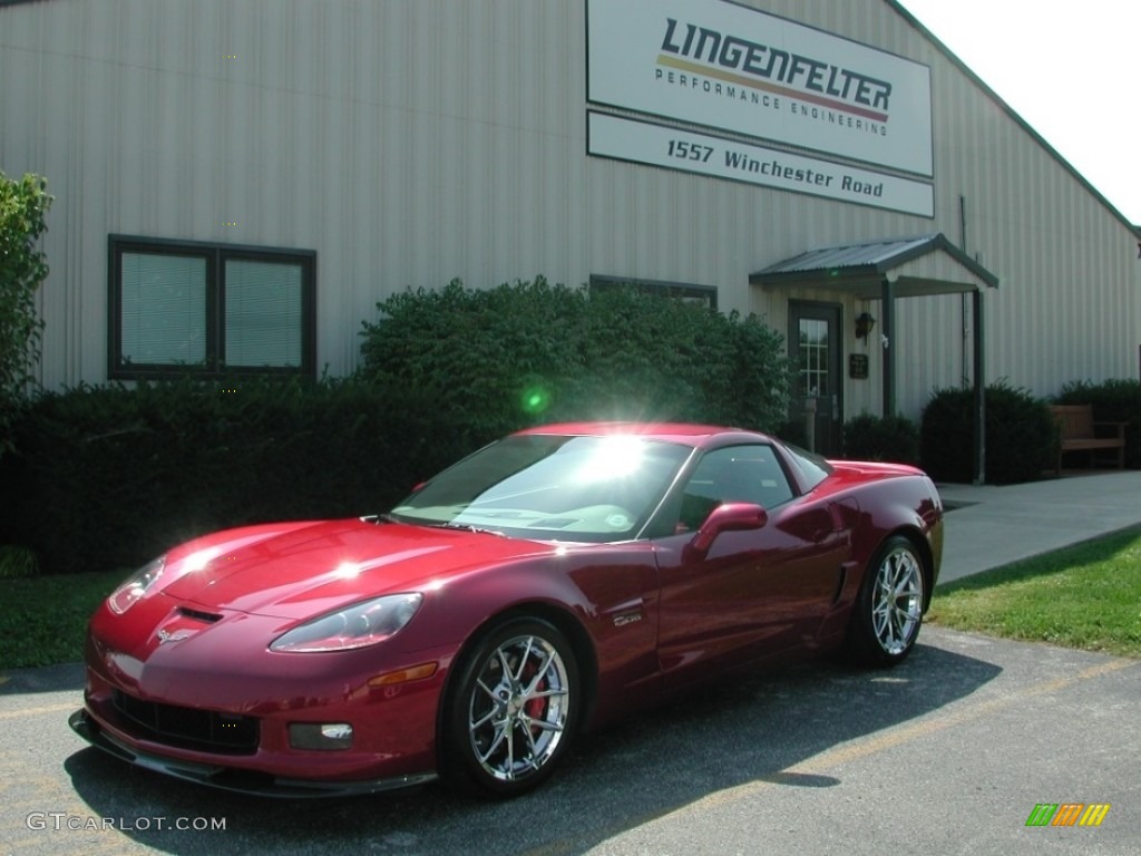 2010 Corvette Z06 - Crystal Red Metallic / Red photo #7