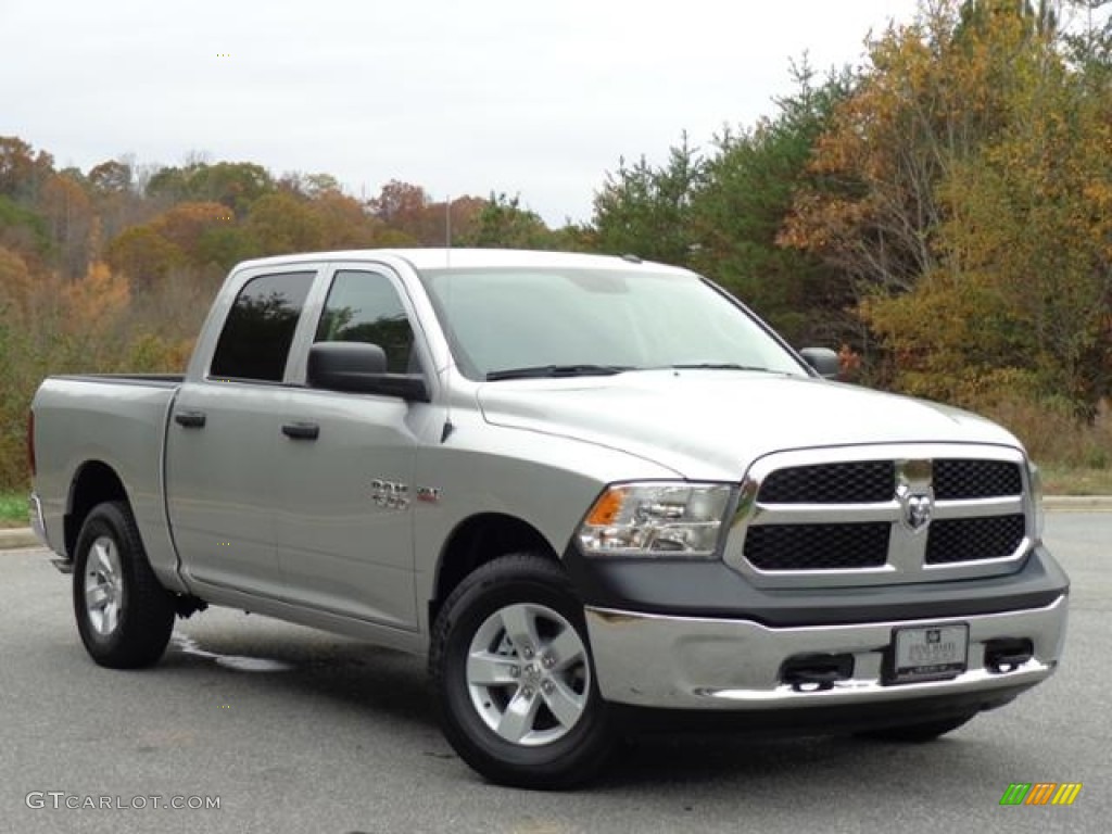 Bright Silver Metallic 2016 Ram 1500 Tradesman Crew Cab 4x4 Exterior Photo #111247277