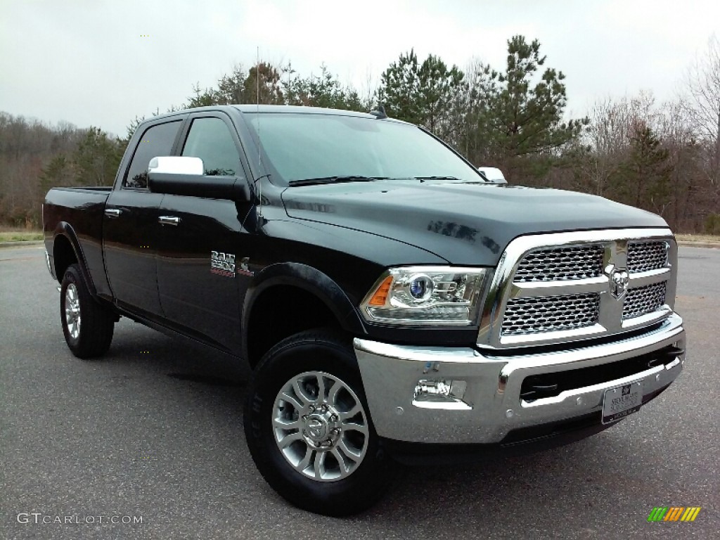 2016 2500 Laramie Crew Cab 4x4 - Maximum Steel Metallic / Black photo #4